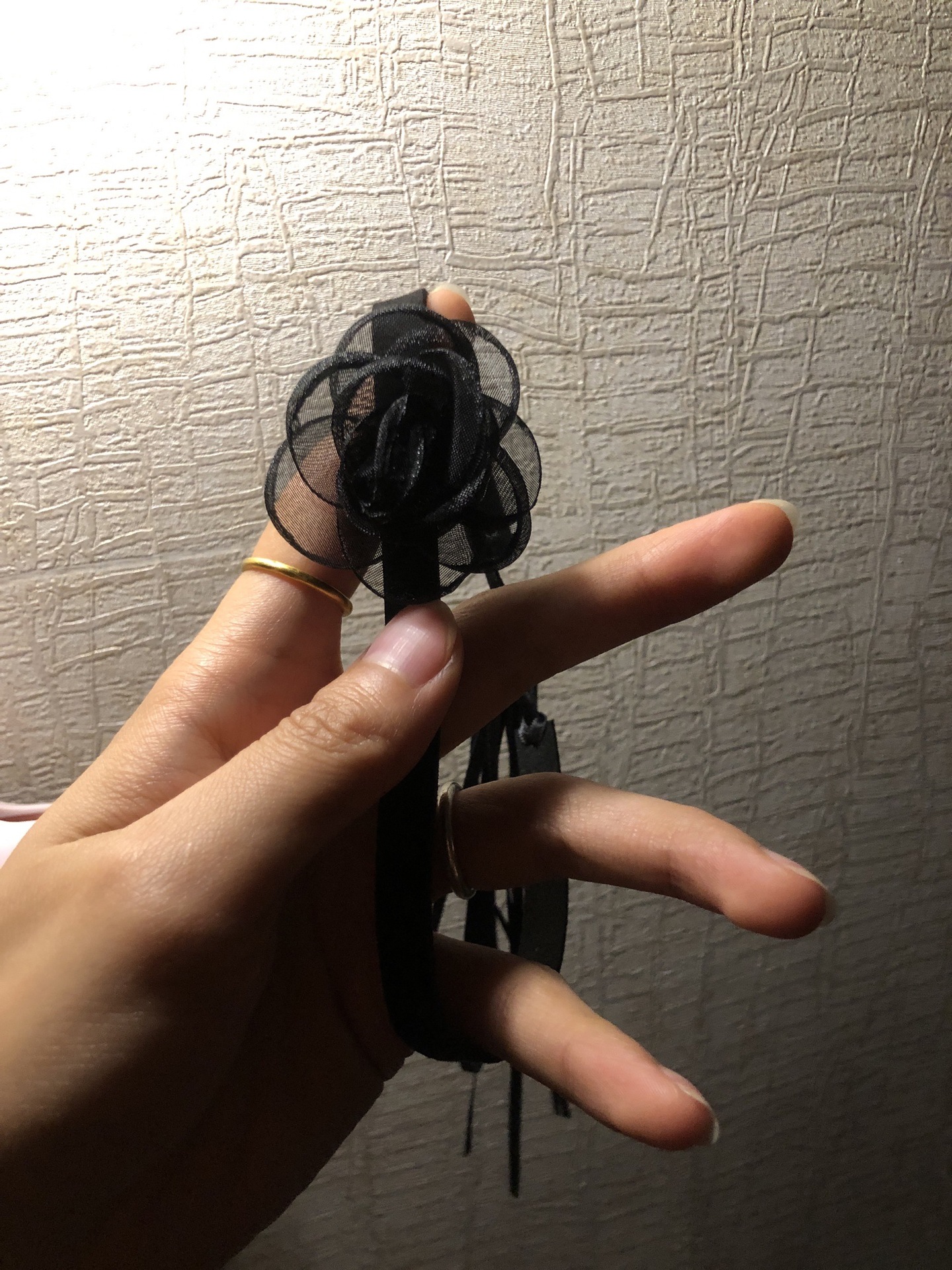 カメリア 蝶ネクタイ ネックストラップ choker 鎖骨 ネックレス - 画像 (2)