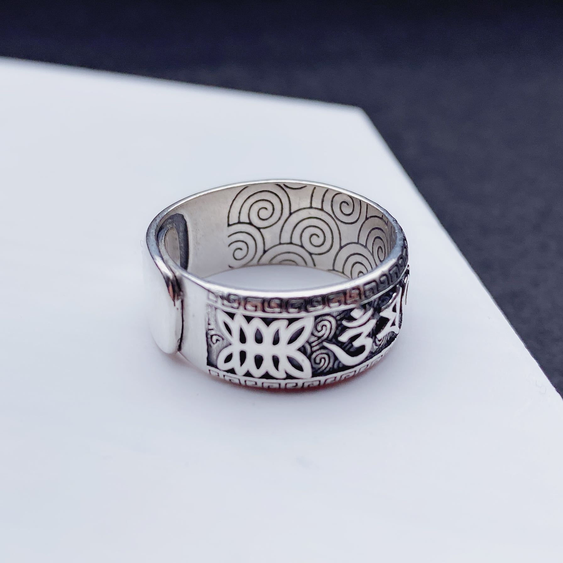 六字真言 メンズリング - 画像 (3)