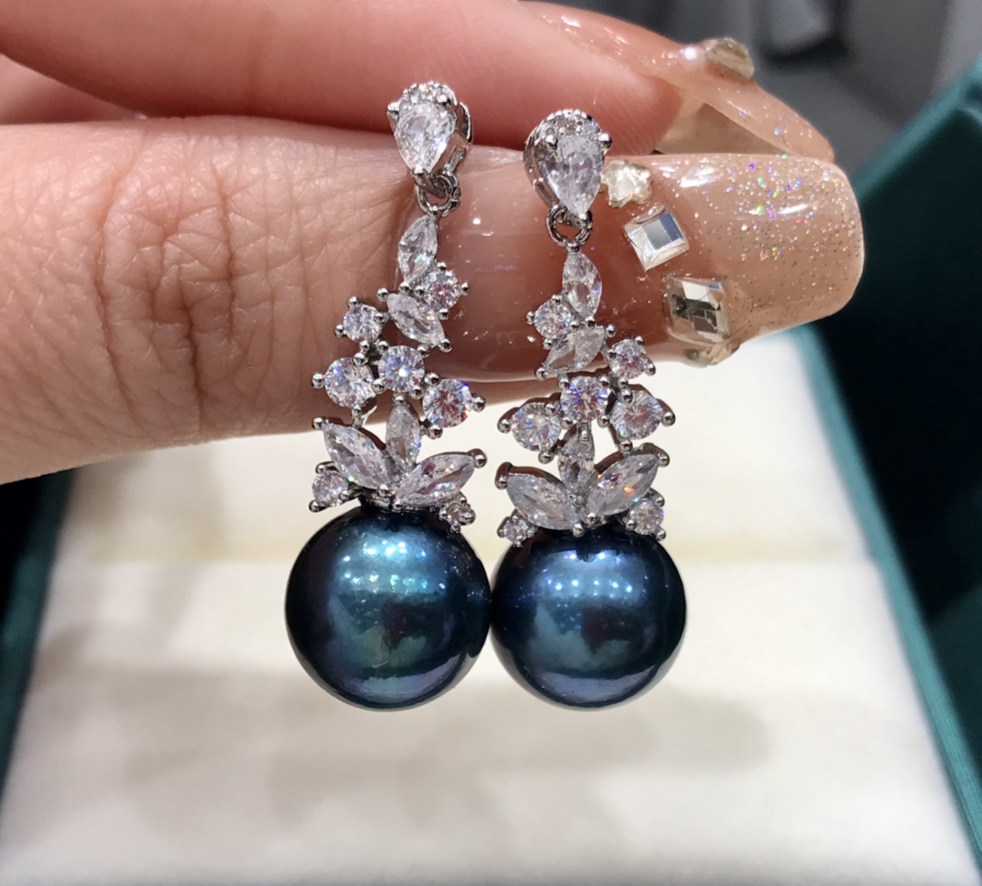 RE249T10 天然パールピアス - 画像 (2)