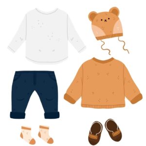 衣類、靴、帽子