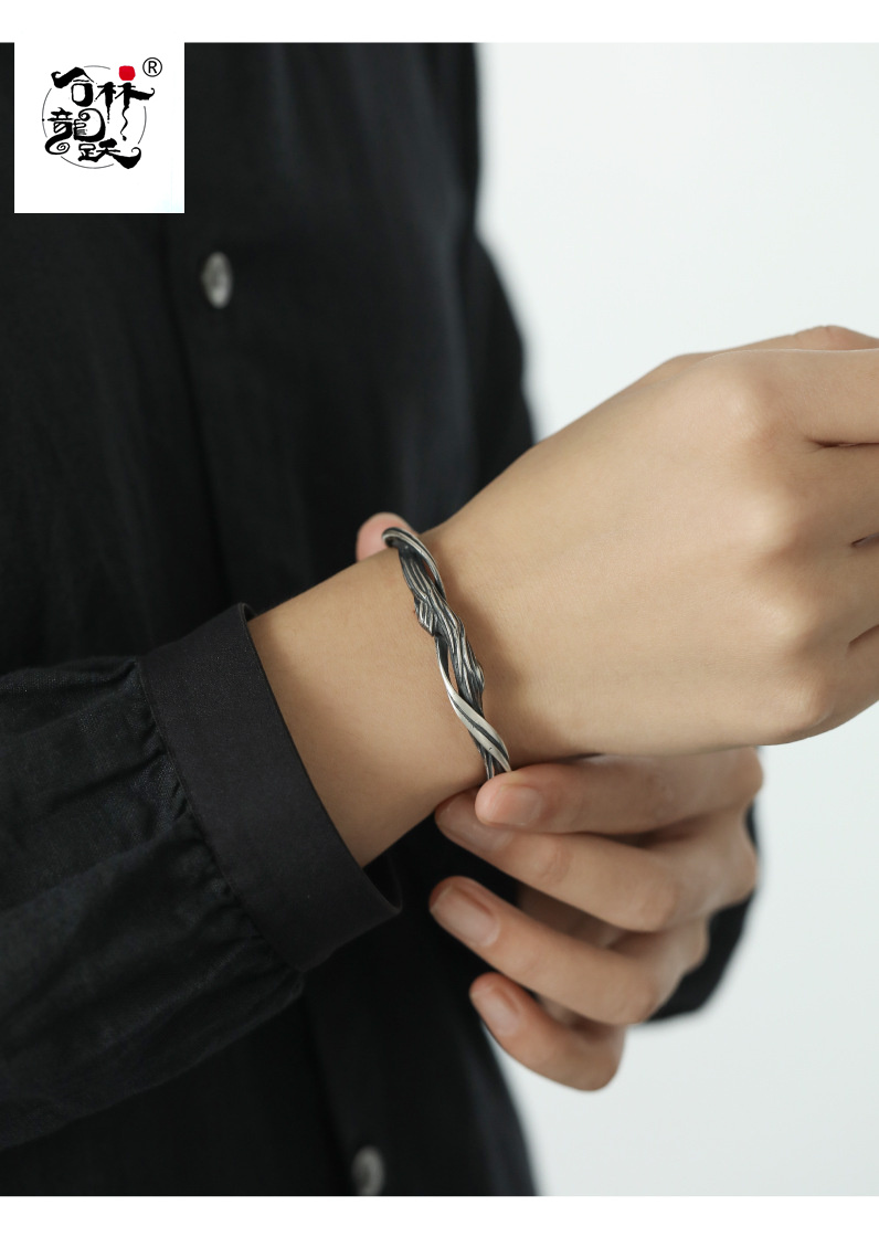 「ドリフトウッド」ブレスレット タイシルバー - 画像 (6)