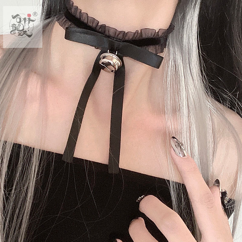 合わせやすいlolitaレース小鈴 choker 鎖骨チェーン