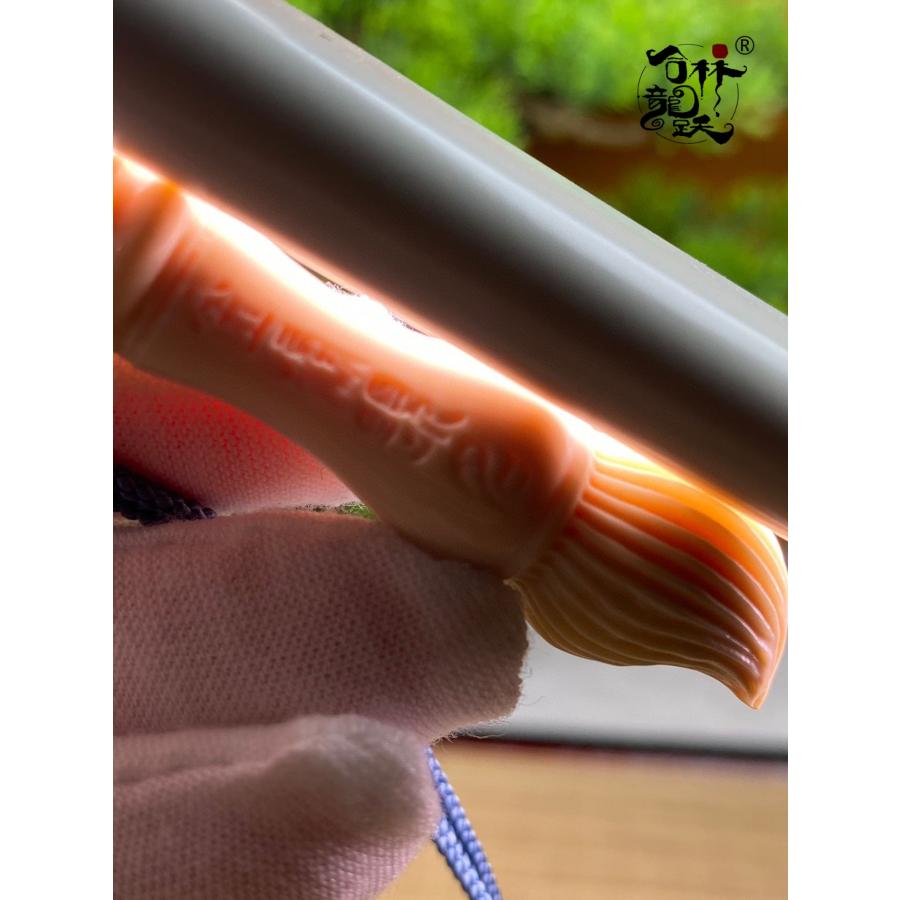 天然 モンマスの牙 精緻 彫刻 文昌筆 ペンダン - 画像 (7)