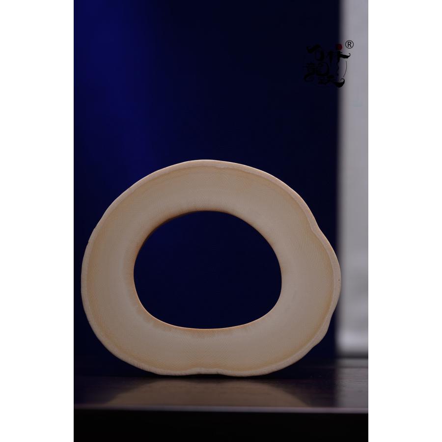 天然 モンマスの牙 精巧彫刻 金玉満堂 筆筒 - 画像 (9)