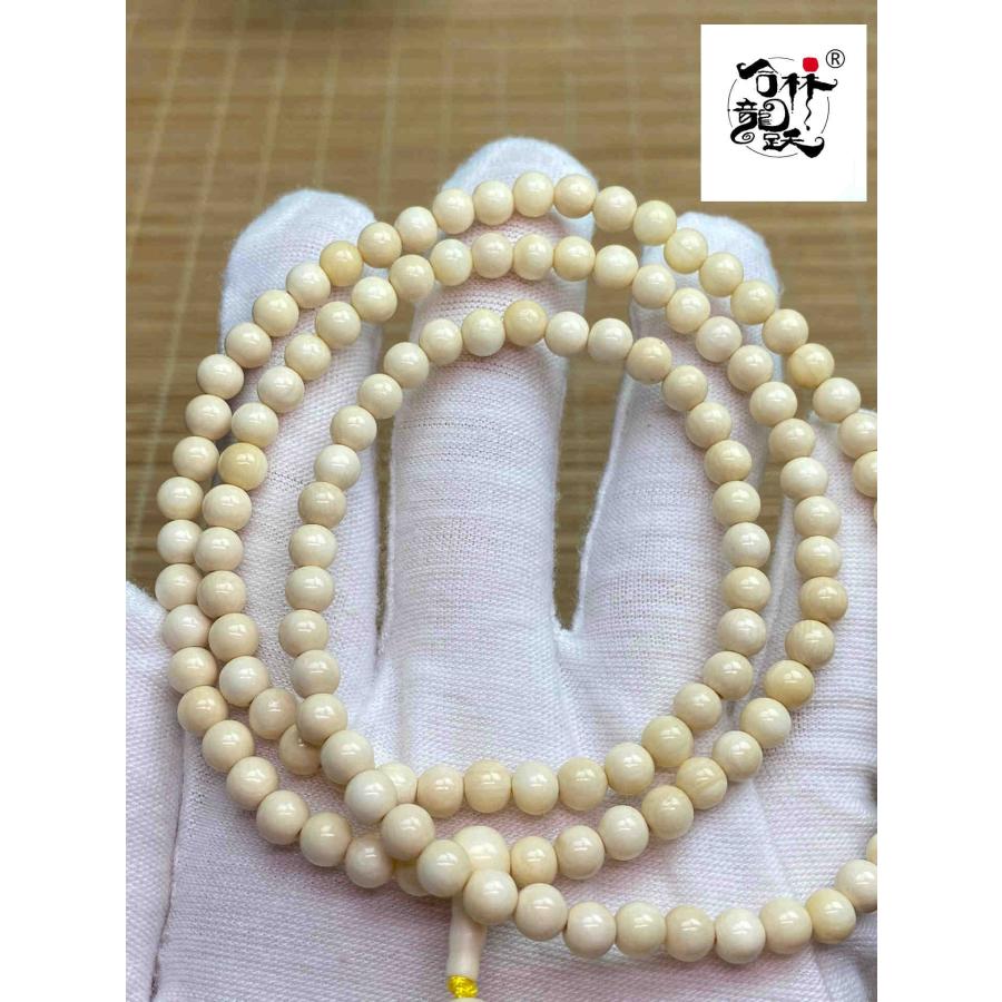 天然マンモス牙美しい手作り観音仏首 ネックレス - 画像 (3)