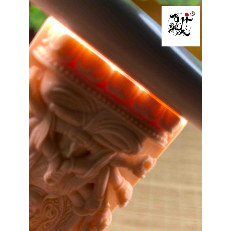 天然マンモス牙精巧な手作り彫刻千手観音 ネックレス - 画像 (9)