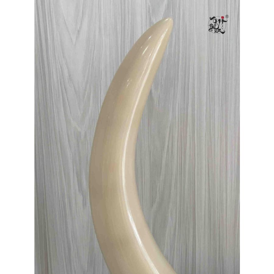 天然マンモス牙美しい手作り彫刻 対向飾り 置物 - 画像 (7)