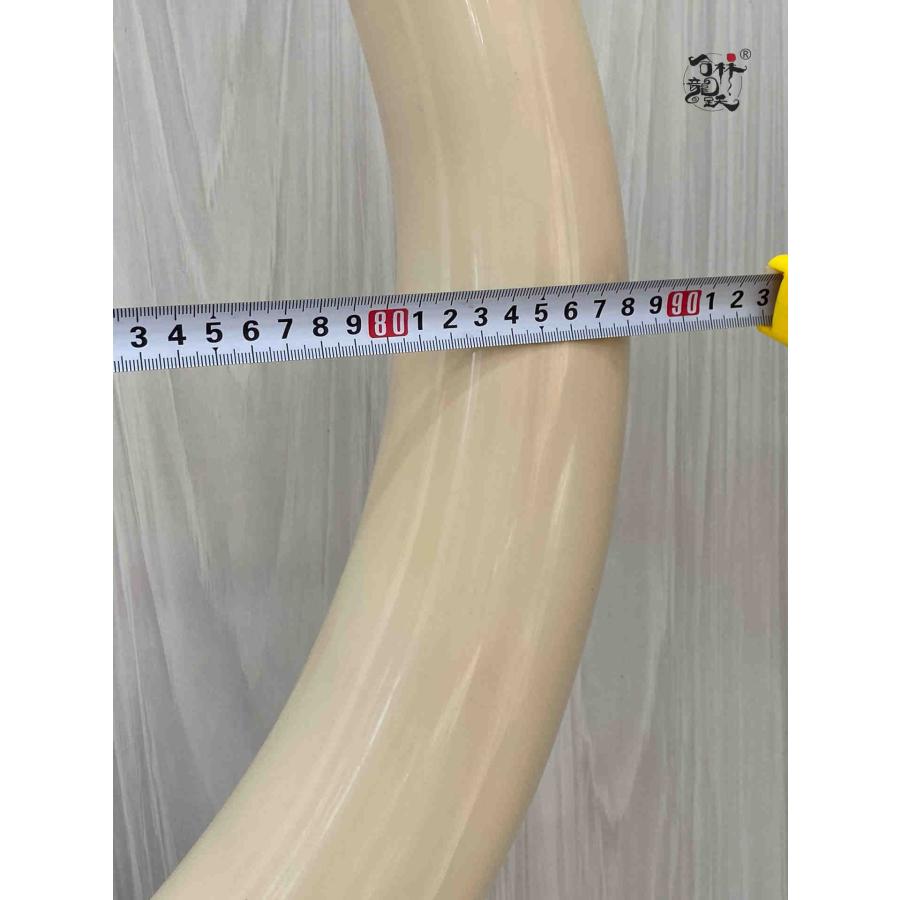 天然マンモス牙美しい手作り彫刻 対向飾り 置物 - 画像 (8)