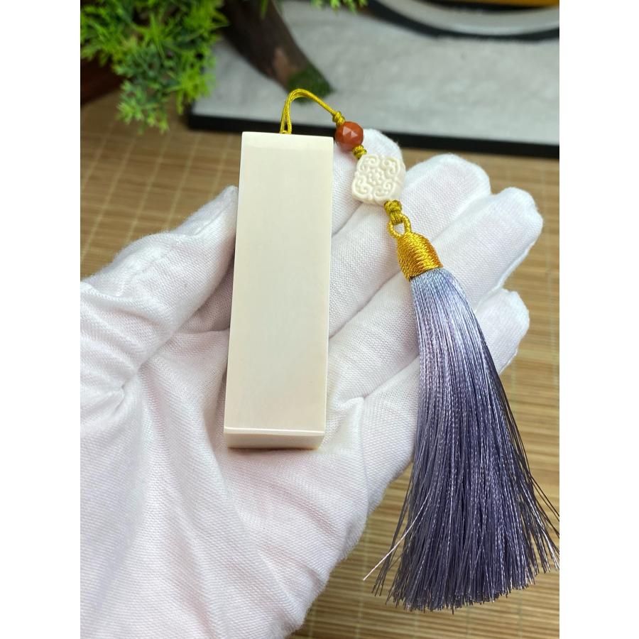 天然マンモス牙美しい手作り彫刻 極品 印章 - 画像 (4)