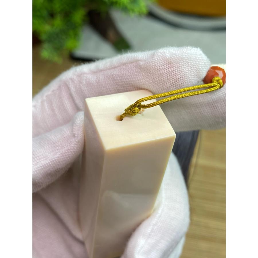 天然マンモス牙美しい手作り彫刻 極品 印章 - 画像 (5)