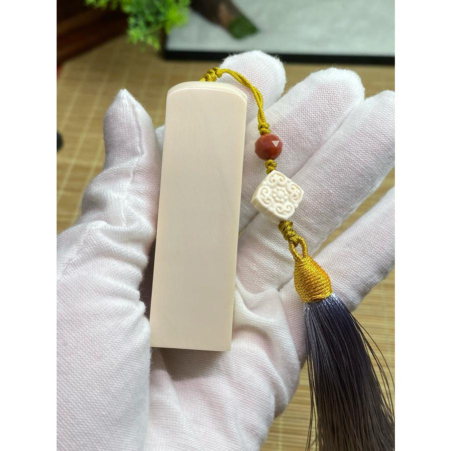 天然マンモス牙美しい手作り彫刻 極品 印章 - 画像 (7)