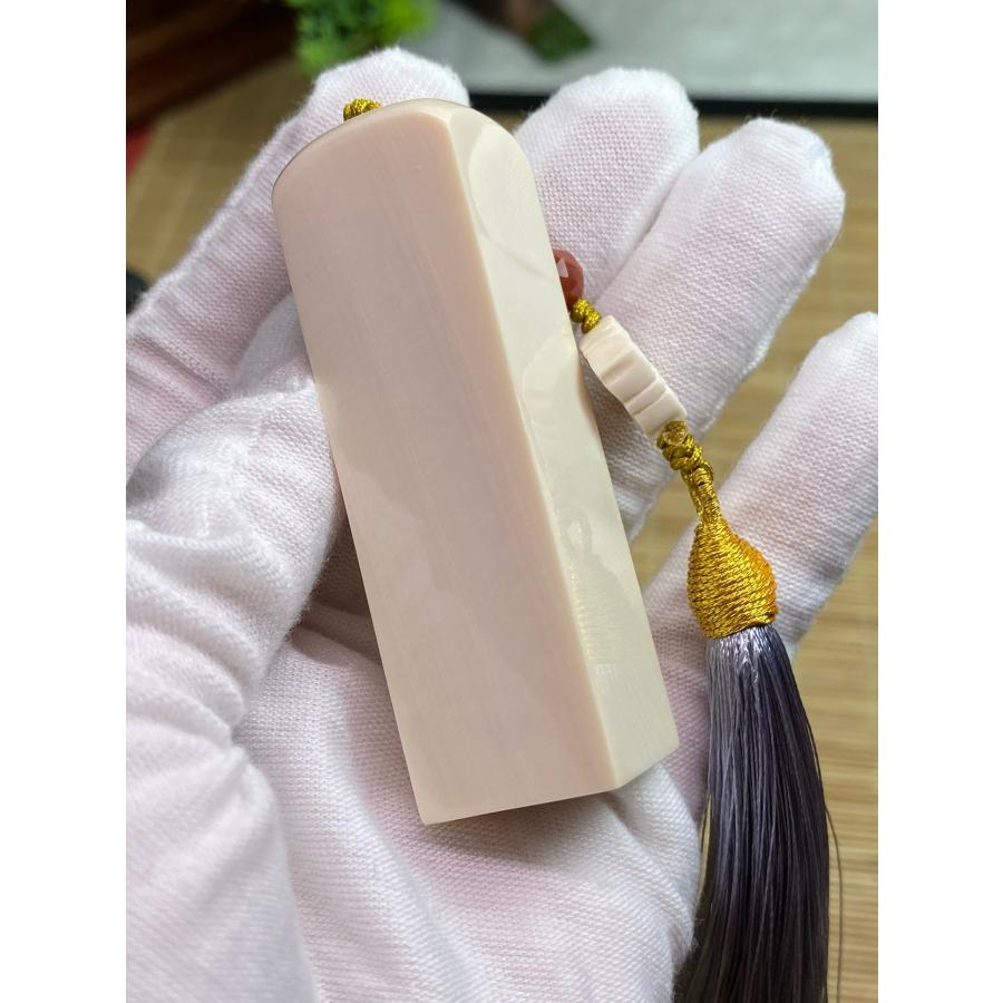 天然マンモス牙美しい手作り彫刻 極品 印章 - 画像 (8)