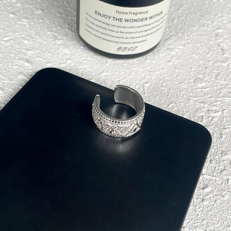 悪魔の目高級軽量ラグジュアリー誇張されたヒップホップクロスボーダー925シルバーリング - 画像 (5)